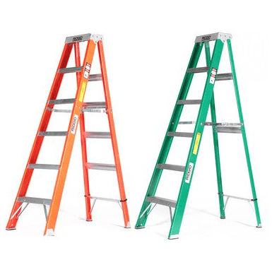 Ridgid Fiberglass Industrial Ladder - Goldpeak Tools PH Ridgid Ridgid Fiberglass Industrial Ladder - Goldpeak Tools PH Ridgid